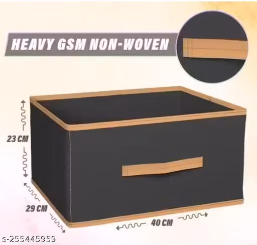 Closet Storage Organizer Boxes, Baskets & Bins Set of 02 thumbnail 3